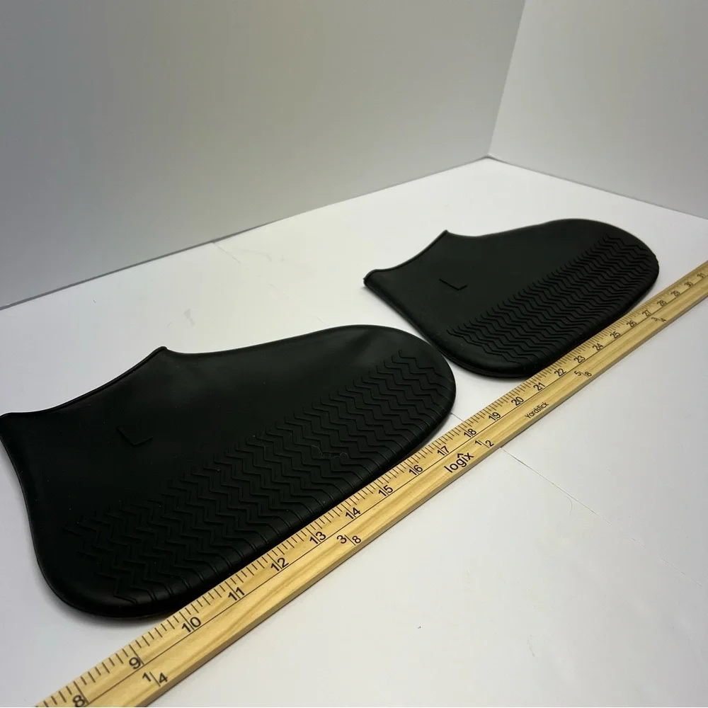 Reusable Waterproof Silicone Shoe Covers Non-Slip, Foldable, Large